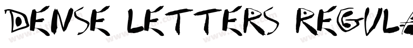 Dense Letters Regula字体转换 Dense Letters Regula字体转换
